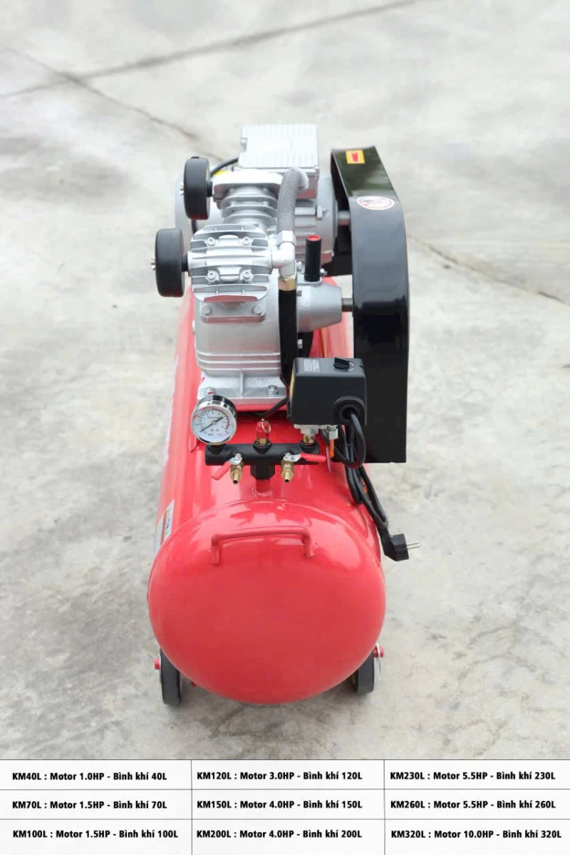 Máy Nén Khí Dây Đai 4Hp 150L Kamastsu KM150L - Hình ảnh 4 KAMASTSU