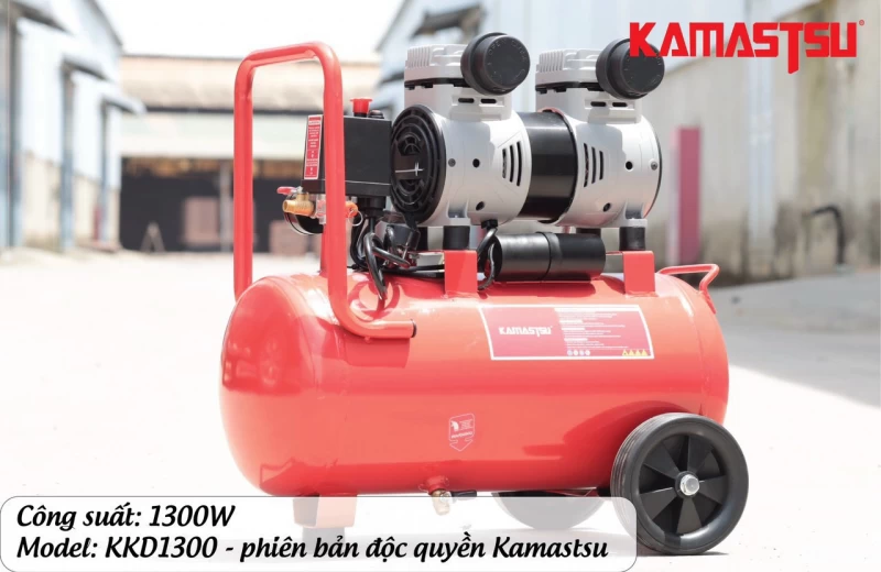 Máy Nén Khí Không Dầu 1300W 30L Kamastsu KKD-1300 - Hình ảnh 2 KAMASTSU