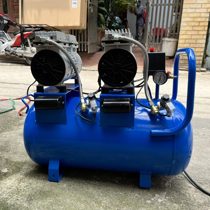 Máy Nén Khí Không Dầu Giảm Âm Wing 1.5HP 50L TW-OF550X2-50L - Hình ảnh 5 WING