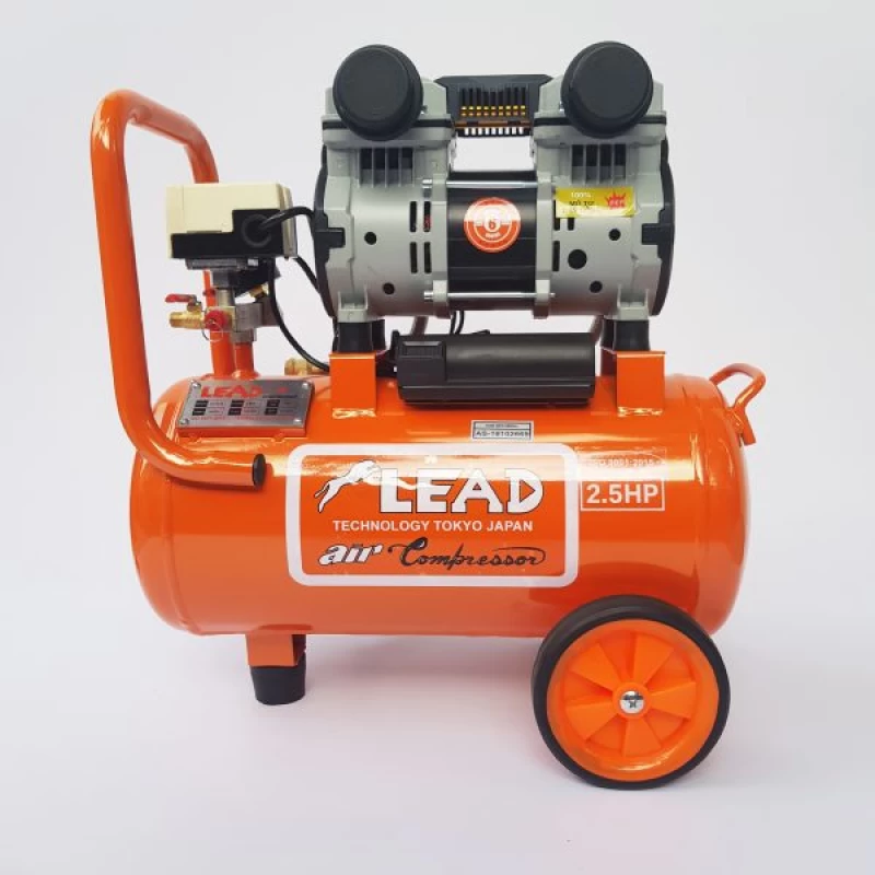 Máy Nén Khí Không Dầu Lên Hơi Nhanh 2.5HP 30L Lead LE 25-30 - Hình ảnh 1 LEAD