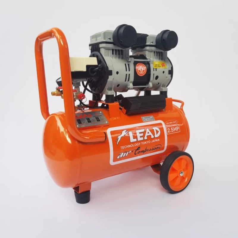 Máy Nén Khí Không Dầu Lên Hơi Nhanh 2.5HP 30L Lead LE 25-30 - Hình ảnh 2 LEAD
