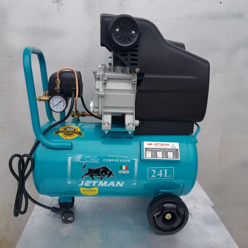 Máy Nén Khí Liền Trục 1 Tụ Jetman 24L 2.5Hp JM-4224 Rơ Le Thường - Hình ảnh 1 JETMAN