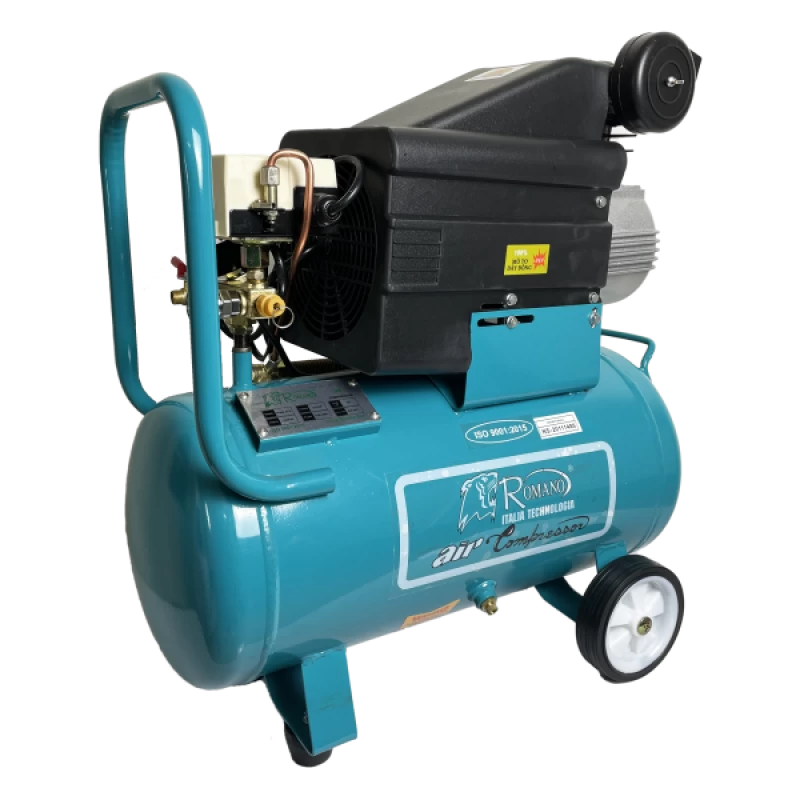 Máy Nén Khí Liền Trục 2 Tụ 3HP 30L Romano ROMA2T30 - Hình ảnh 1 ROMANO