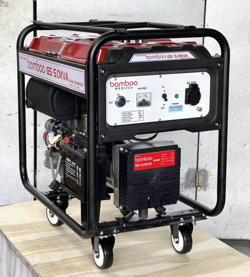 Máy Phát Điện Chạy Dầu 5Kva Bamboo BMB 5.0KVA - Hình ảnh 1 BAMBOO