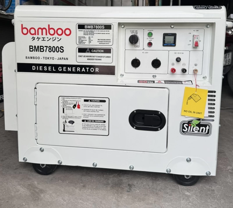 Máy Phát Điện Chạy Dầu 6Kw Bamboo BMB7800S - Hình ảnh 1 BAMBOO