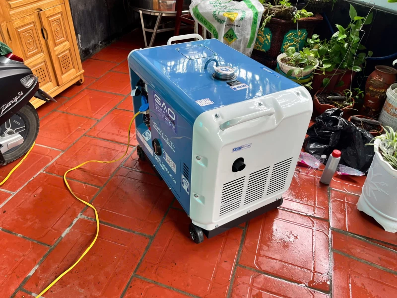 Máy Phát Điện Chạy Dầu 6Kw GAO GA9700SN Siêu Cách Âm - Hình ảnh 2 GAO