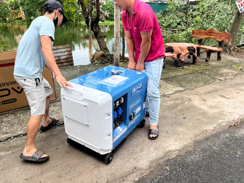 Máy Phát Điện Chạy Dầu 6Kw GAO GA9700SN Siêu Cách Âm - Hình ảnh 5 GAO