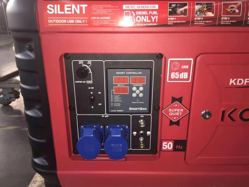Máy Phát Điện Chạy Dầu 6Kw Koop KDF8500QQ Siêu Cách Âm - Hình ảnh 3 KOOP