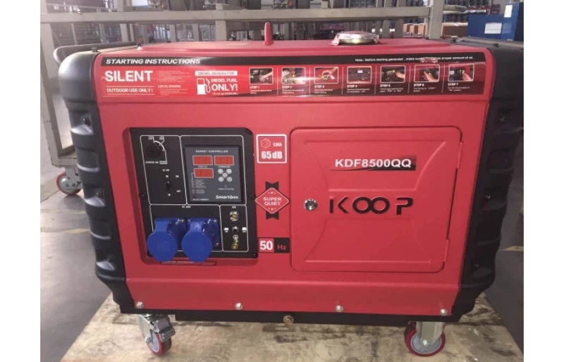 Máy Phát Điện Chạy Dầu 6Kw Koop KDF8500QQ Siêu Cách Âm - Hình ảnh 2 KOOP