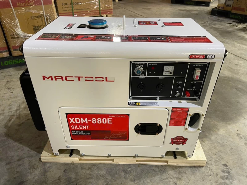 Máy Phát Điện Chạy Dầu 6Kw Mactool XDM-880E - Hình ảnh 2 MACTOOL