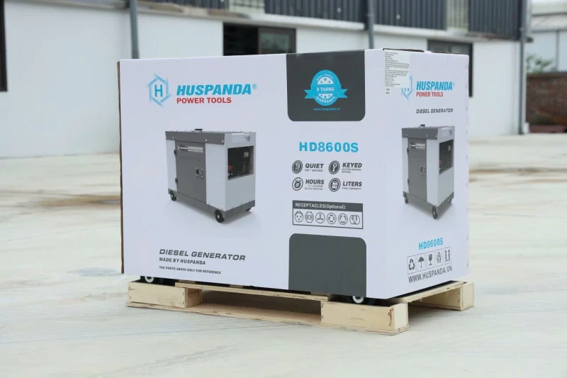 Máy Phát Điện Chạy Dầu 7Kw Huspanda HD8600S - Hình ảnh 2 HUSPANDA