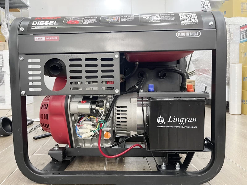 Máy Phát Điện Chạy Dầu 7Kw Koop KDF9500XE Đề - Hình ảnh 1 KOOP