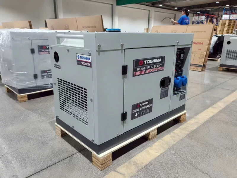 Máy Phát Điện Chạy Dầu 7Kw Toshima T9000ETK - Hình ảnh 2 TOSHIMA