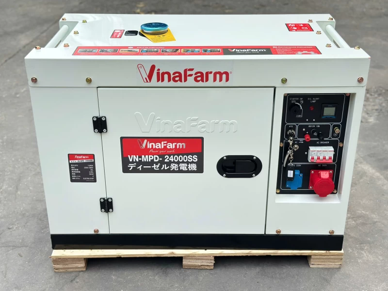 Máy Phát Điện Chạy Dầu 7KW Vinafarm 7Kw VN-MPD-24000SS - Hình ảnh 2 VINAFARM