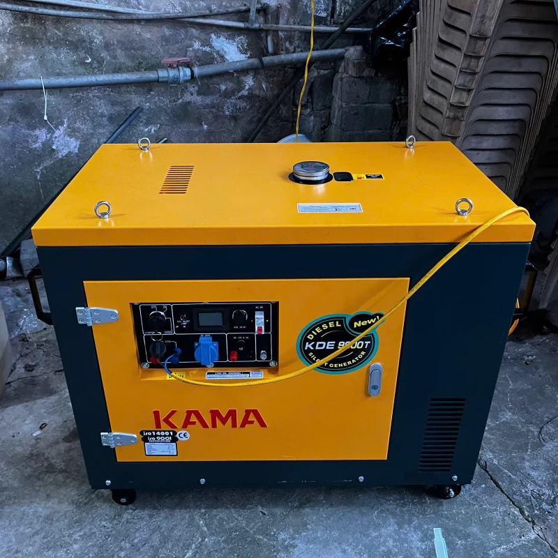 Máy Phát Điện Chạy Dầu 8Kw Kama KDE9800T Siêu Cách Âm - Hình ảnh 3 KAMA