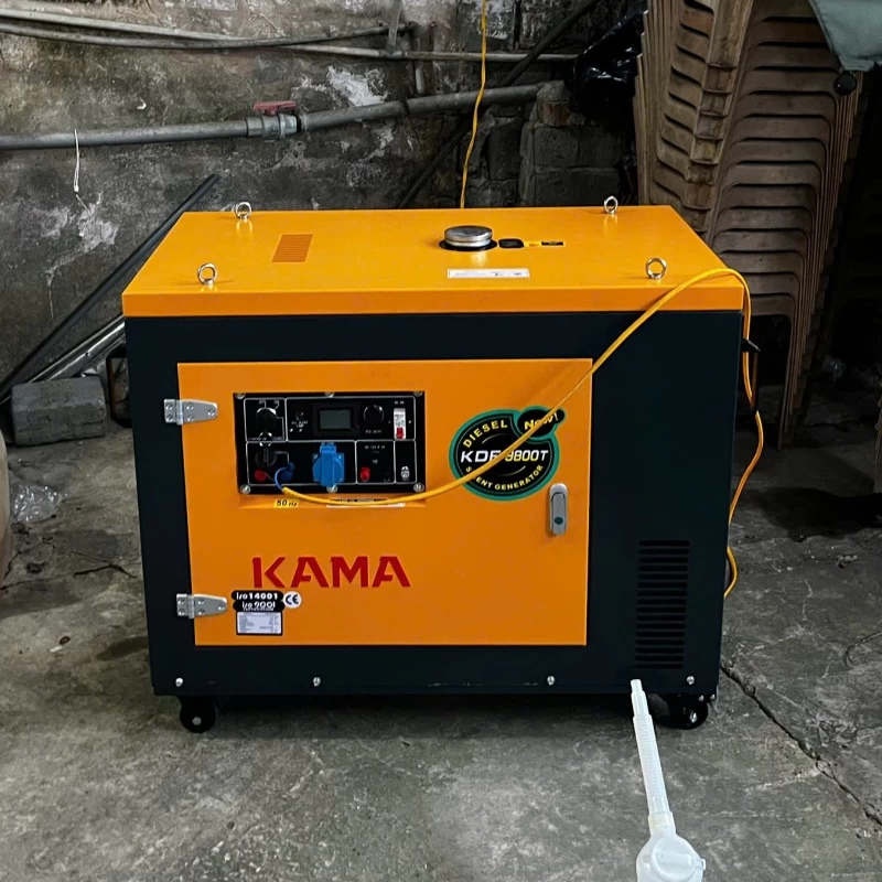 Máy Phát Điện Chạy Dầu 8Kw Kama KDE9800T Siêu Cách Âm - Hình ảnh 1 KAMA