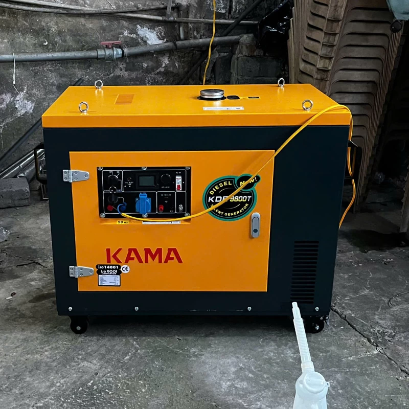 Máy Phát Điện Chạy Dầu 8Kw Kama KDE9800T Siêu Cách Âm - Hình ảnh 5 KAMA