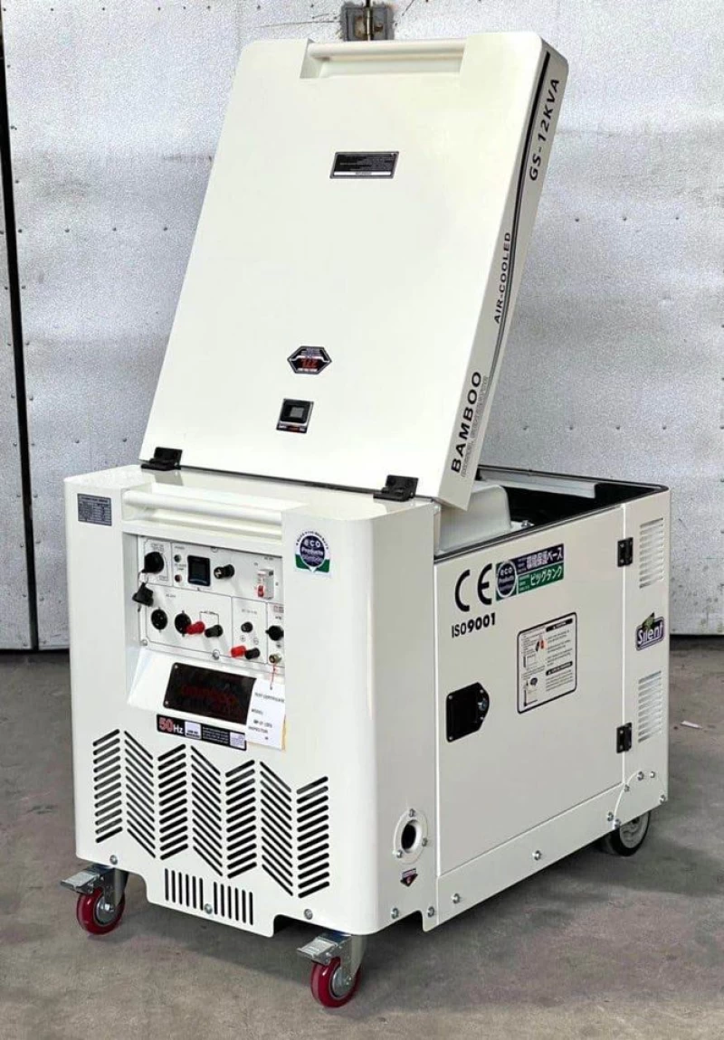 Máy Phát Điện Chạy Dầu 9-10Kw Bamboo BMB GS12KVA - Hình ảnh 2 BAMBOO