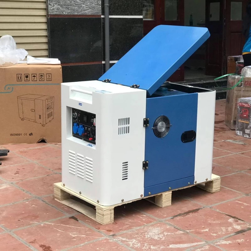 Máy Phát Điện Chạy Dầu 9Kw Huspanda HD11000S Siêu Chống Ồn - Hình ảnh 11 HUSPANDA