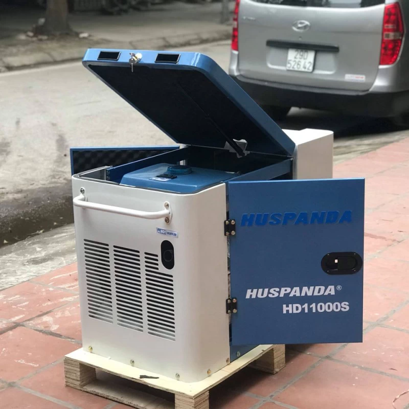 Máy Phát Điện Chạy Dầu 9Kw Huspanda HD11000S Siêu Chống Ồn - Hình ảnh 3 HUSPANDA