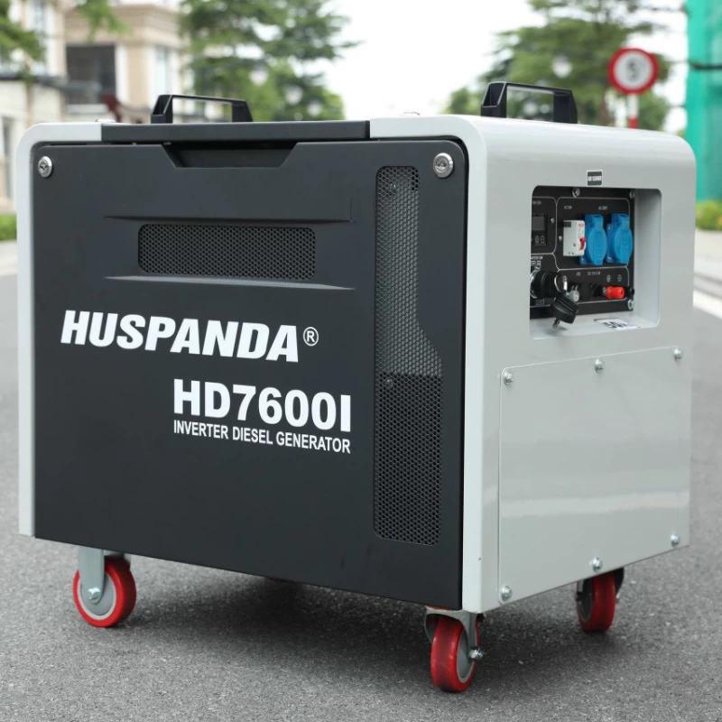 Máy Phát Điện Chạy Dầu Inverter 6Kw Huspanda HD7600I Siêu Chống Ồn - Hình ảnh 1 HUSPANDA