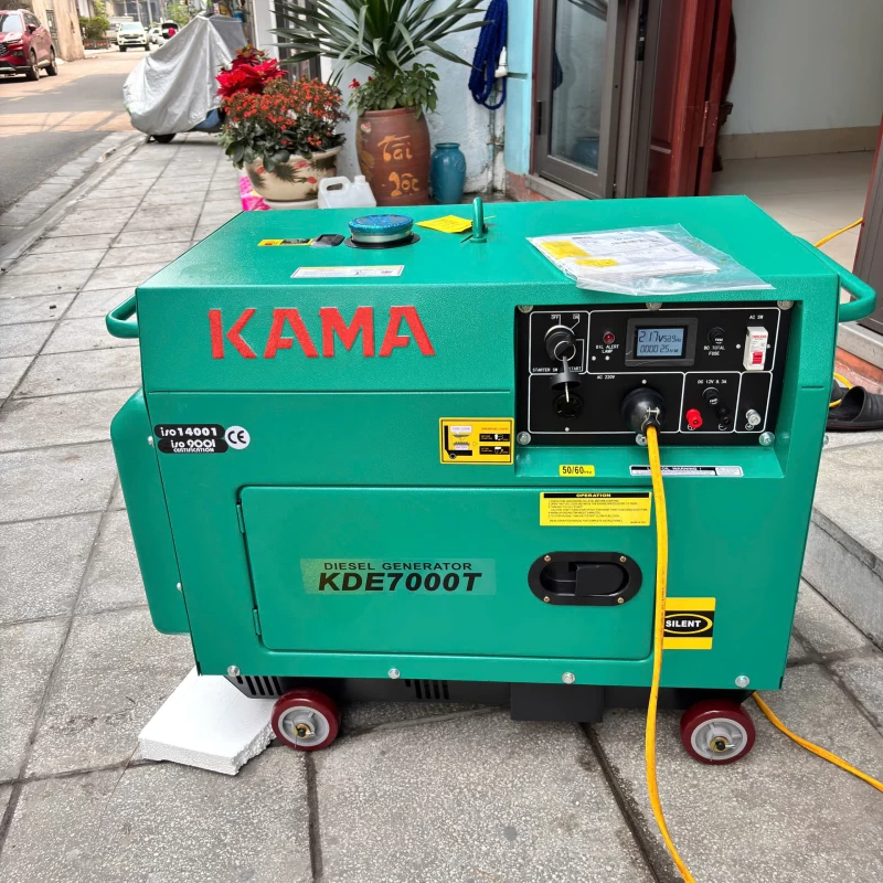 Máy Phát Điện Chạy Dầu Kama 5Kw KDE7000T - Hình ảnh 4 KAMA