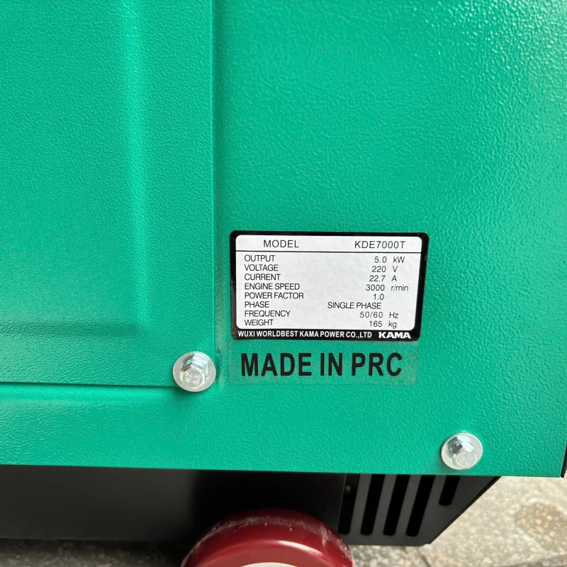 Máy Phát Điện Chạy Dầu Kama 5Kw KDE7000T - Hình ảnh 11 KAMA
