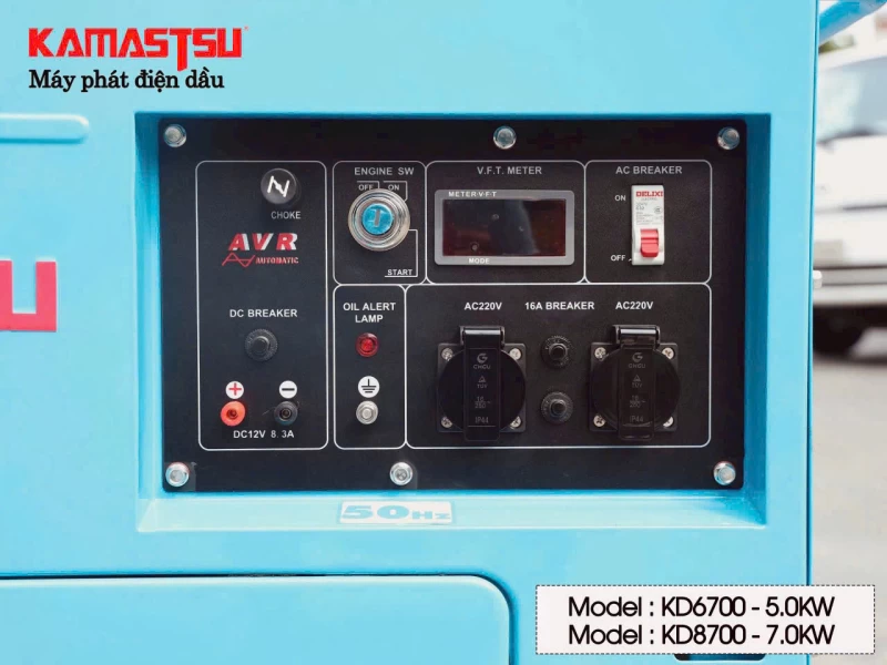Máy Phát Điện Chạy Dầu Kamastsu 5Kw KD6700 - Hình ảnh 4 KAMASTSU