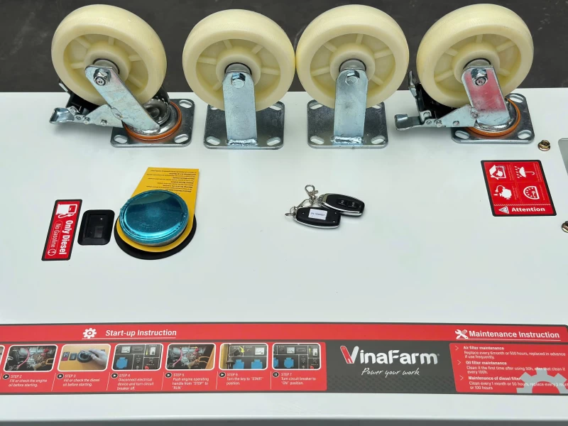 Máy Phát Điện Chạy Dầu Vinafarm 5.5Kw VN-MPD-11500S3D-RC 220V/380V - Hình ảnh 6 VINAFARM