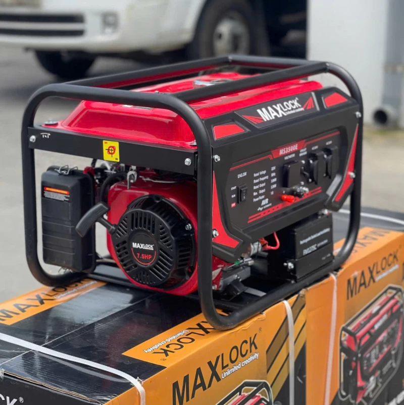 Máy Phát Điện Chạy Xăng 3Kw Maxlock MS3500E Đề - Hình ảnh 7 MAXLOCK