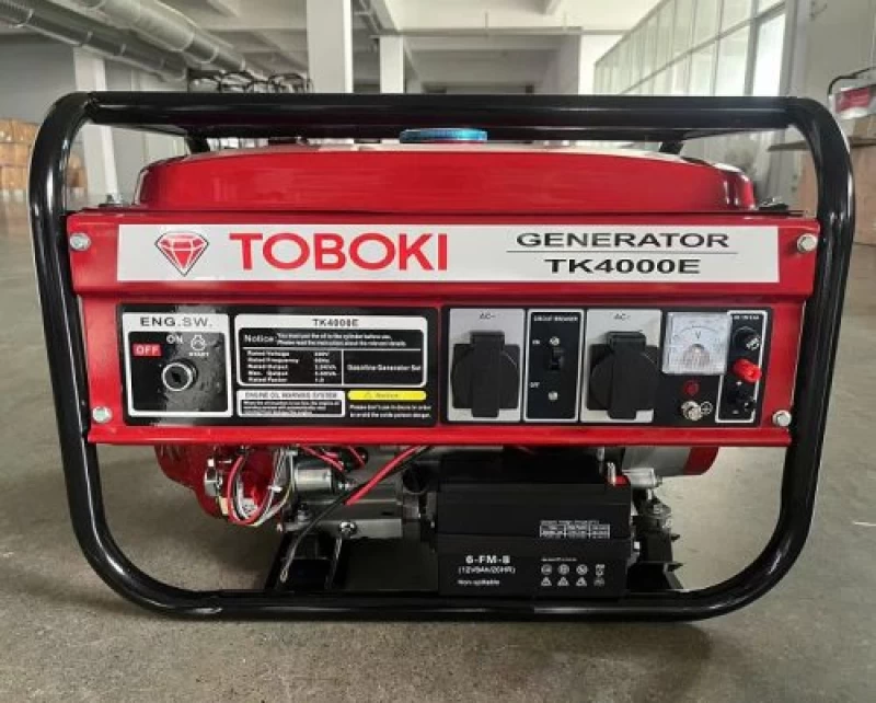 Máy Phát Điện Chạy Xăng 3Kw Toboki TK-4000E Đề - Hình ảnh 4 TOBOKI