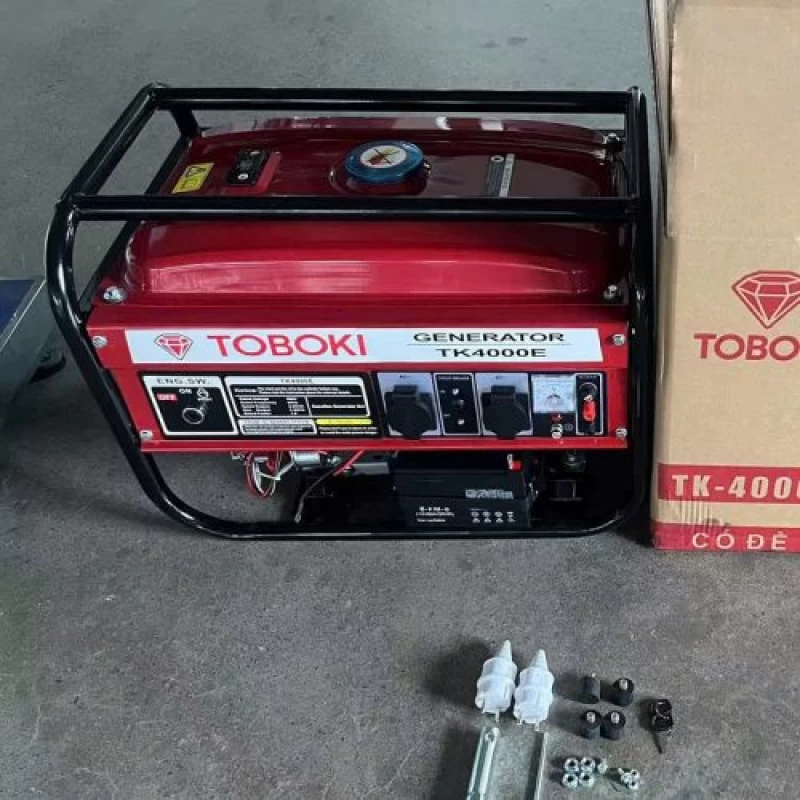 Máy Phát Điện Chạy Xăng 3Kw Toboki TK-4000E Đề - Hình ảnh 2 TOBOKI
