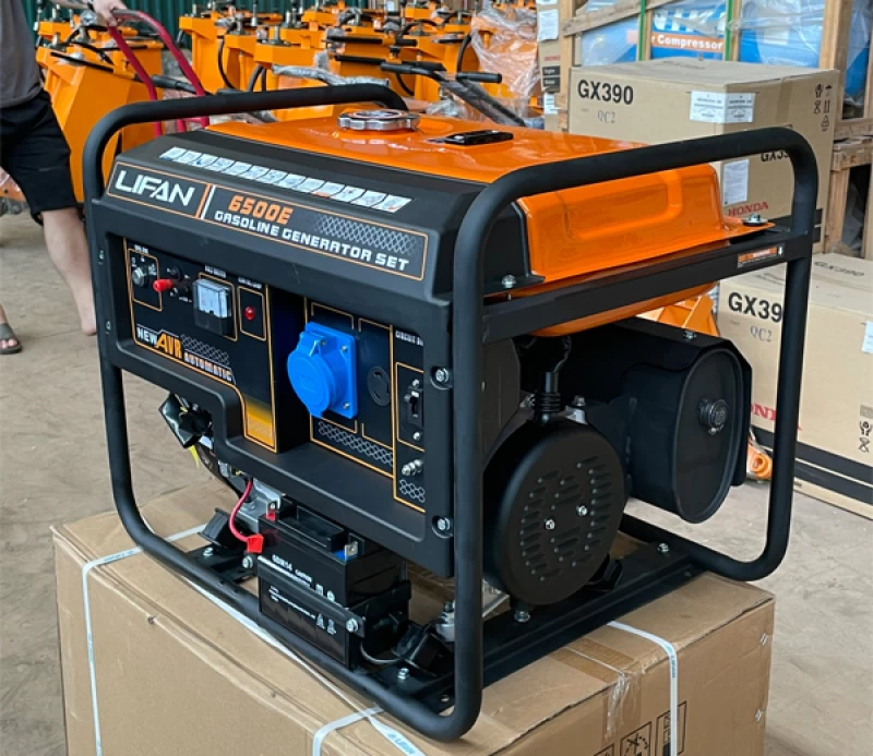 Máy Phát Điện Chạy Xăng 5Kw Lifan 6500E Đề Nổ - Hình ảnh 1 LIFAN