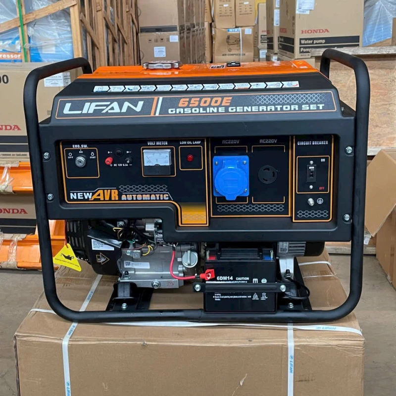 Máy Phát Điện Chạy Xăng 5Kw Lifan 6500E Đề Nổ - Hình ảnh 2 LIFAN