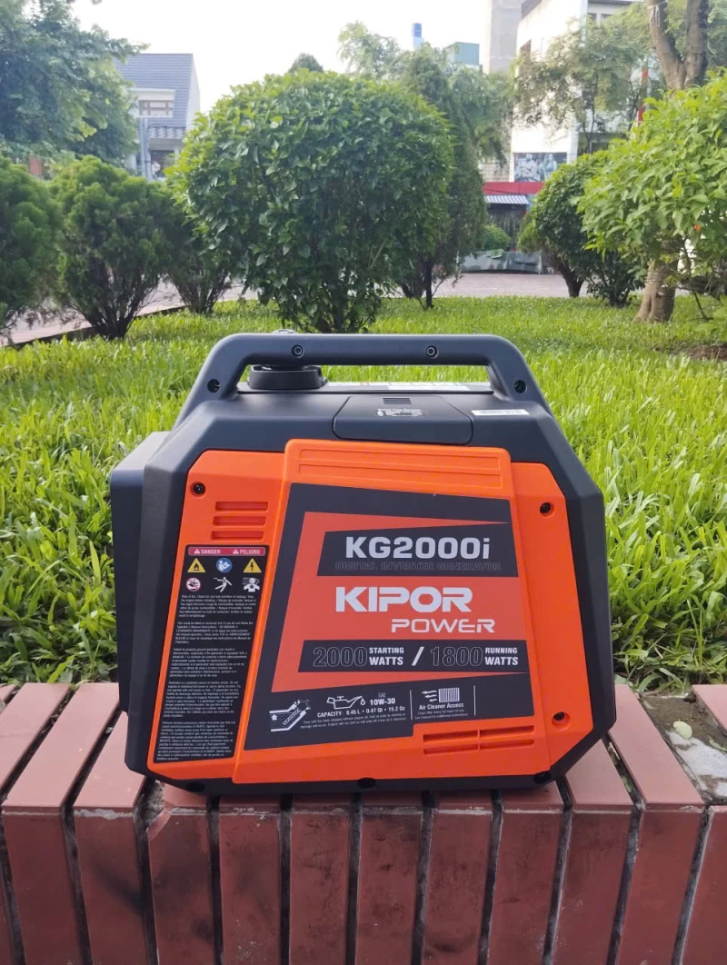 Máy Phát Điện Chạy Xăng Inverter 2Kw Kipor KG2000i Siêu Cách Âm - Hình ảnh 2 KIPOR