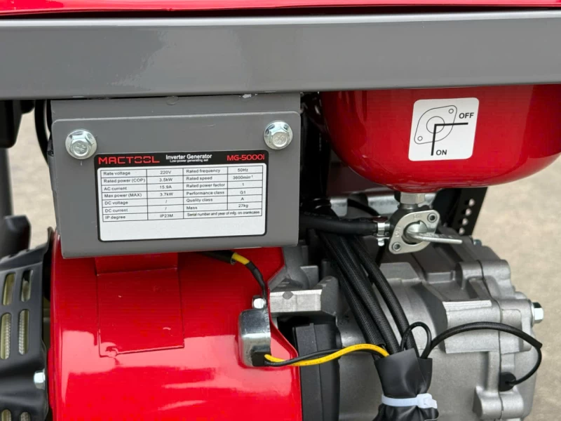 Máy Phát Điện Chạy Xăng Inverter 3.7Kw Mactool MG-5000i - Hình ảnh 7 MACTOOL