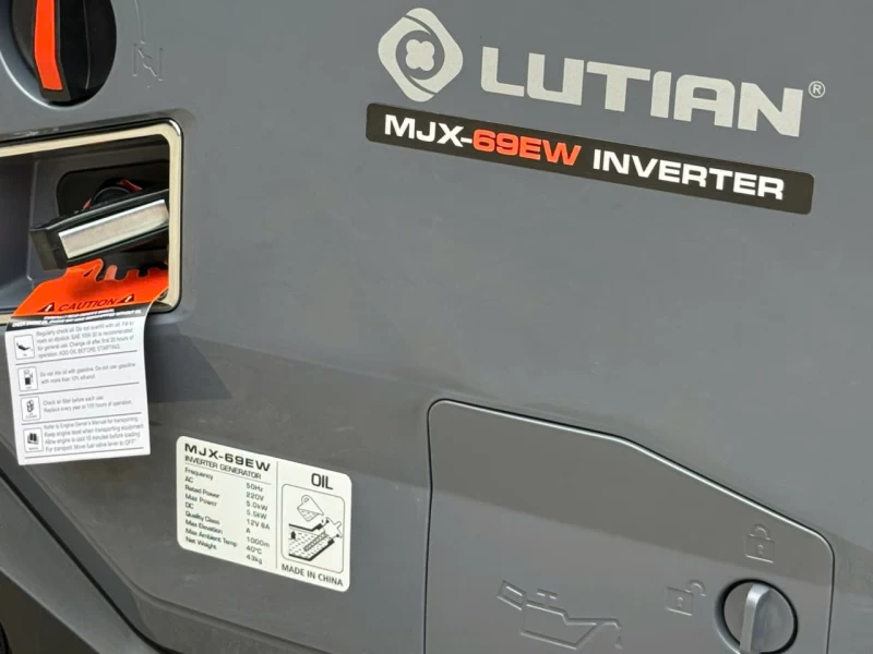 Máy Phát Điện Chạy Xăng Inverter 5KW Lutian LT6500iSE Đề Điện Siêu Cách Âm - Hình ảnh 3 LUTIAN