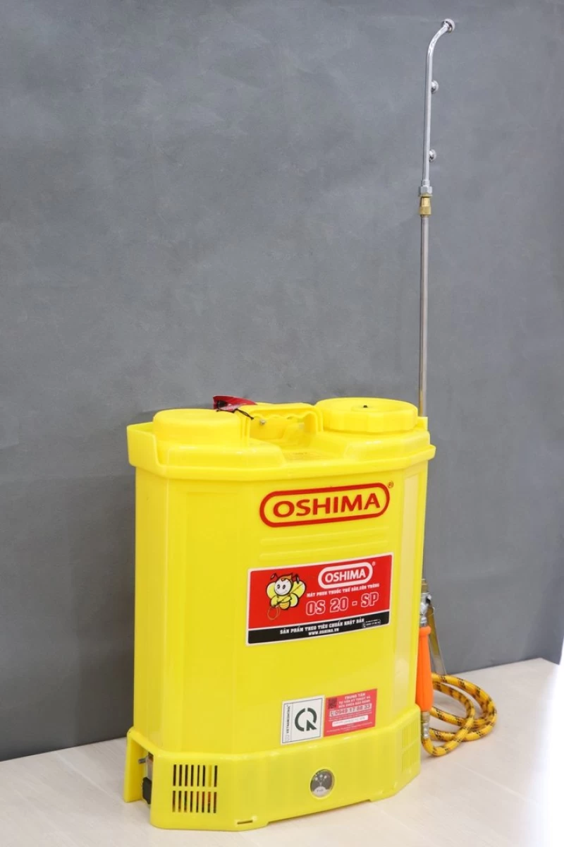 Máy phun thuốc trừ sâu, côn trùng điện Oshima OS20-SP-ắc qui Vàng - Hình ảnh 6 OSHIMA