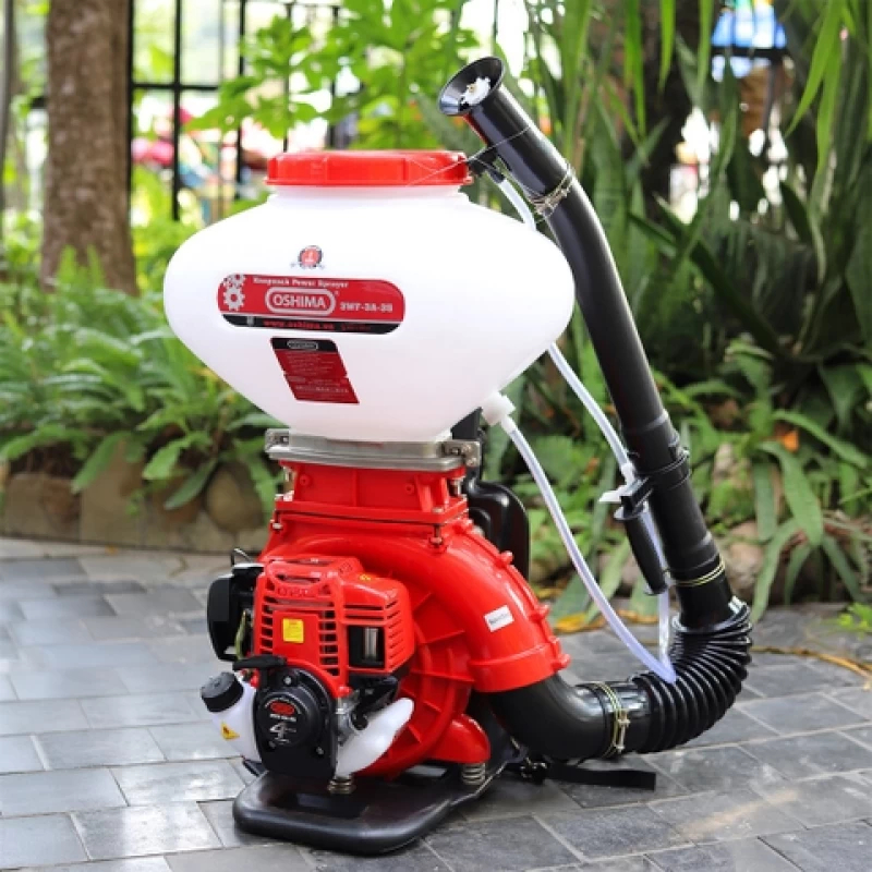 Máy phun thuốc trừ sâu côn trùng động cơ OSHIMA 3WF-3A-35 Đỏ 4 thì (3 chức năng) - Hình ảnh 1 OSHIMA