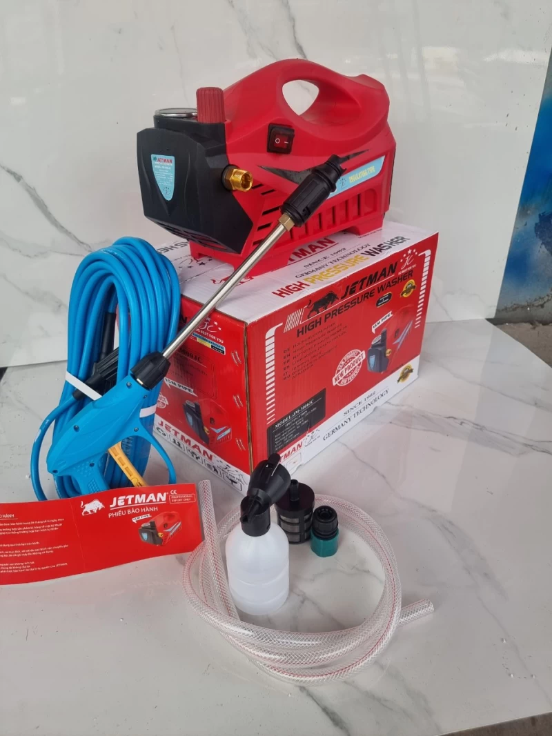 Máy Rửa Xe 3000W Jetman JM-3000JC Chỉnh Áp - Hình ảnh 1 JETMAN
