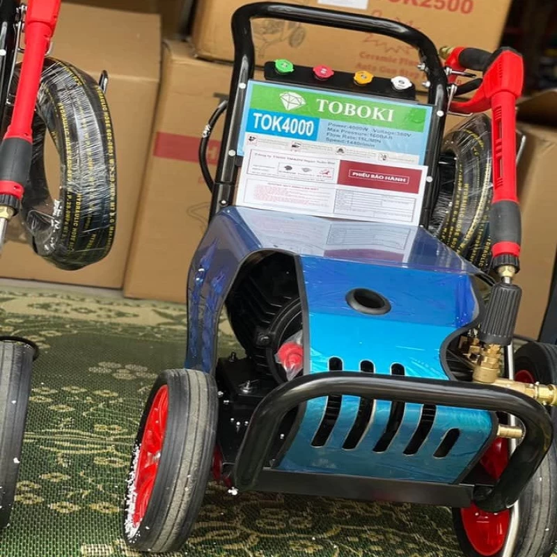 Máy Rửa Xe Cao Áp 4Kw Toboki TOK4000 - Hình ảnh 3 TOBOKI