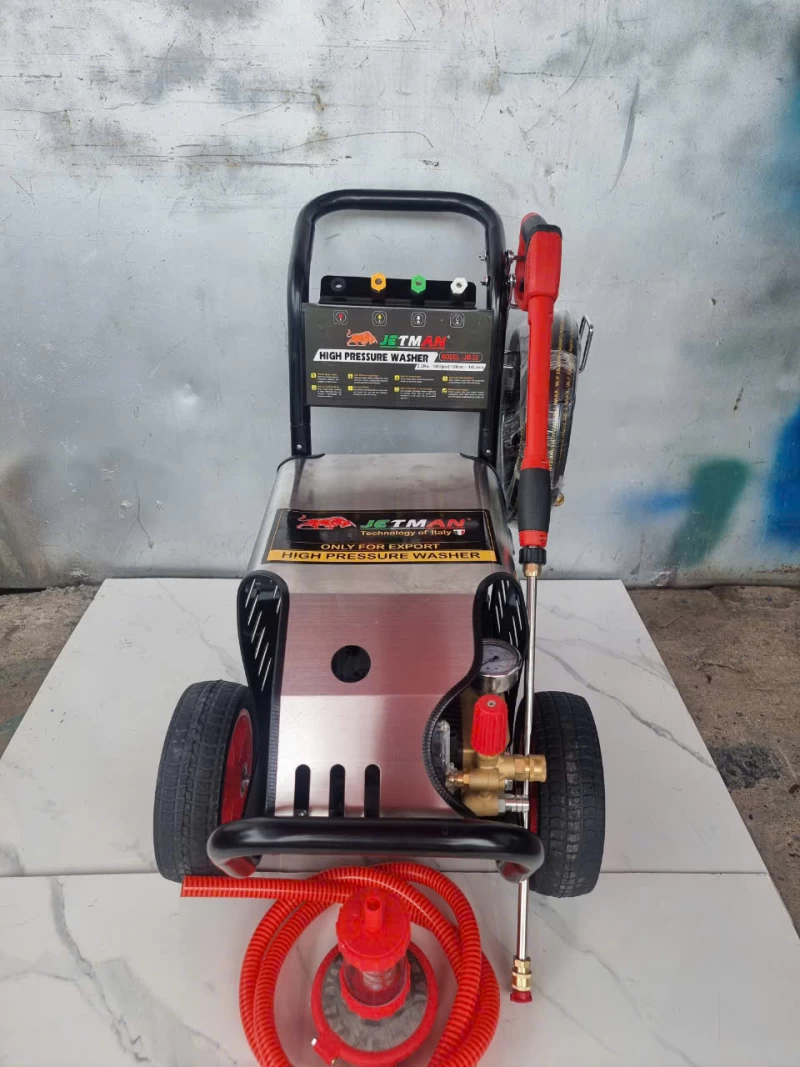 Máy Rửa Xe Cao Áp Jetman 2.2Kw JM22S Piston Sứ - Hình ảnh 1 JETMAN