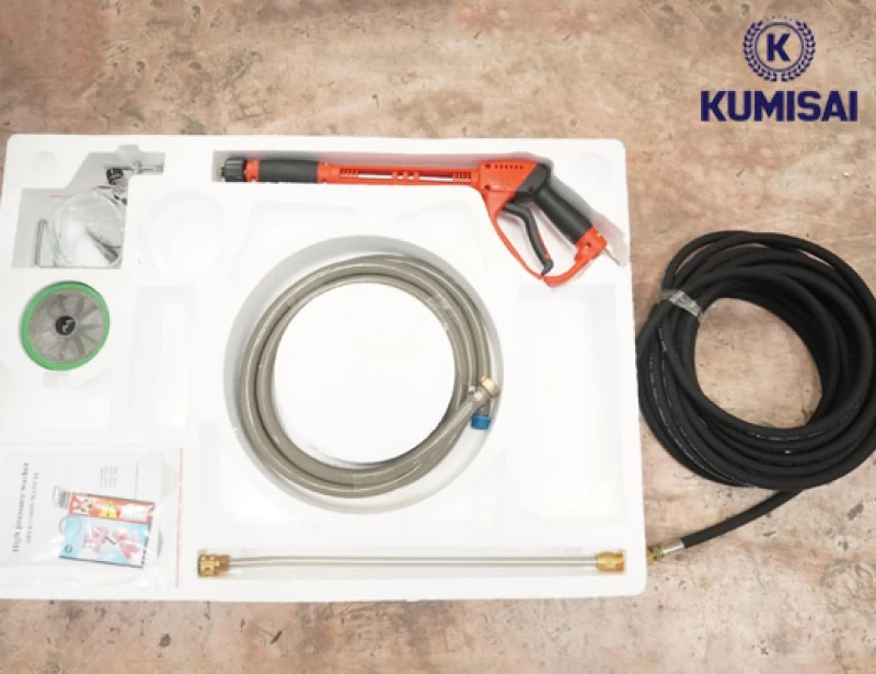 Máy rửa xe cao áp Kumisai 20M32-5.5T4 (tự động ngắt) - Hình ảnh 4 KUMISAI