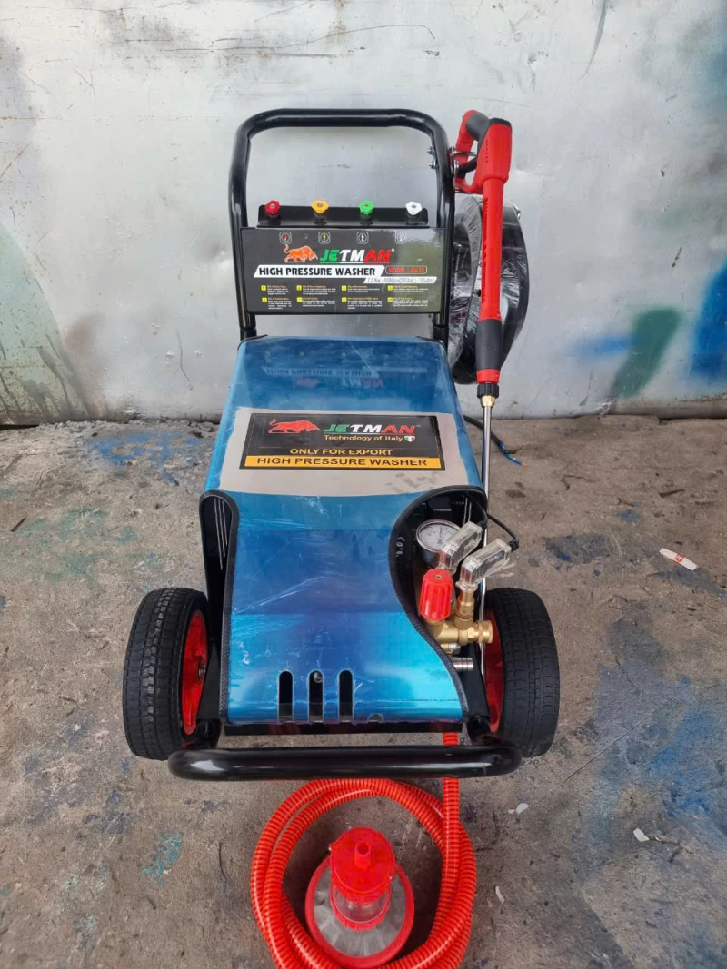 Máy Rửa Xe Công Nghiệp Jetman 5.5Kw JM55S Piston Sứ - Hình ảnh 6 JETMAN