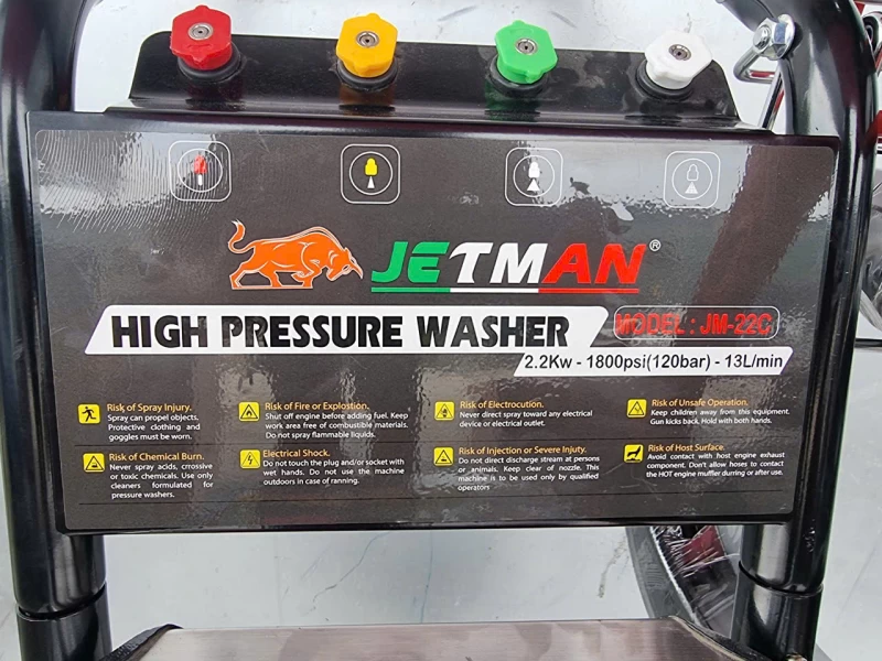Máy Rửa Xe Công Nghiệp Jetman 7.5Kw JM75S Piston Sứ - Hình ảnh 4 JETMAN