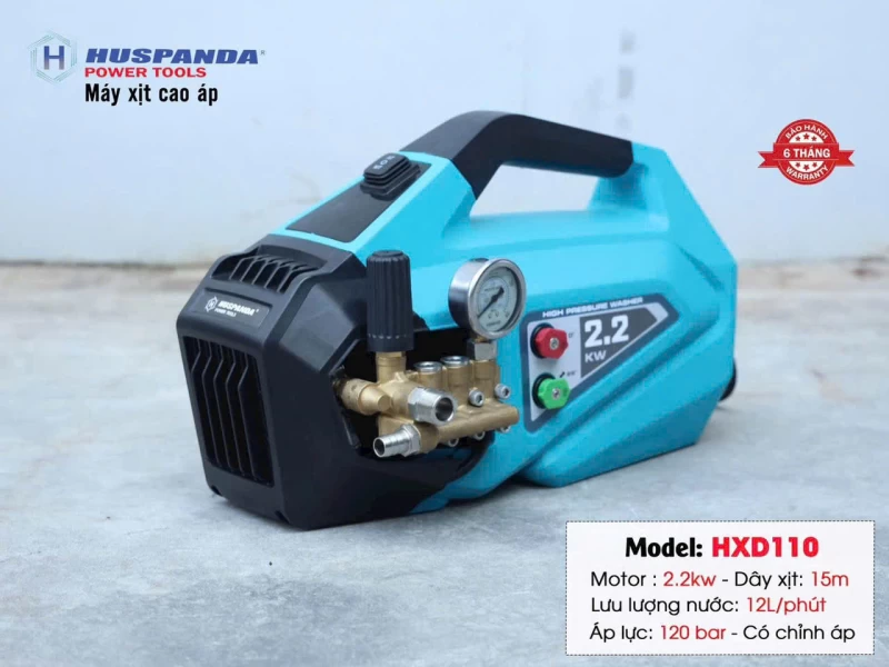 Máy Rửa Xe Huspanda HXD110 (2.2Kw - 220V) - Hình ảnh 3 HUSPANDA