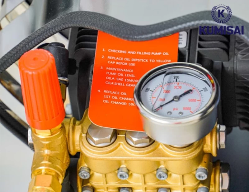 Máy rửa xe Kumisai tự động ngắt KMS 150/3 - Hình ảnh 2 KUMISAI