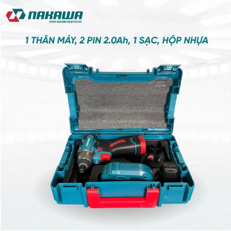 Máy siết vít pin NAKAWA NK-VD16/140PLUS - Hình ảnh 6 NAKAWA