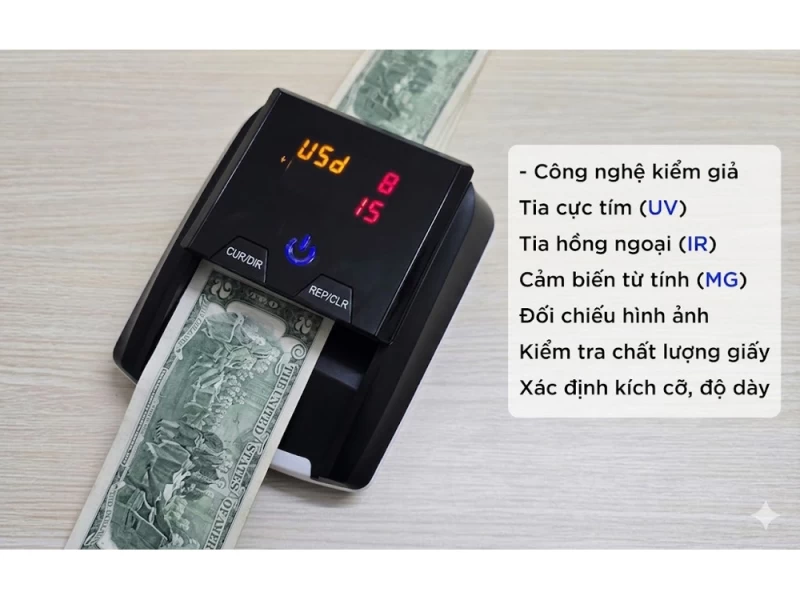 Máy soi ngoại tệ Masu 579 Plus - Hình ảnh 4 MASU