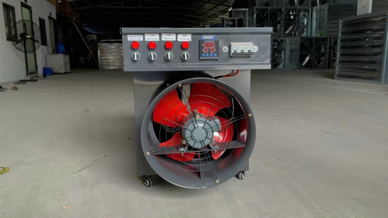 Máy sưởi công nghiệp 20KW dùng điện, diện tích sưởi 200m2 - Hình ảnh 2 OMYSU